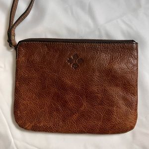 Patricia Nash Large Wristlet- Brown